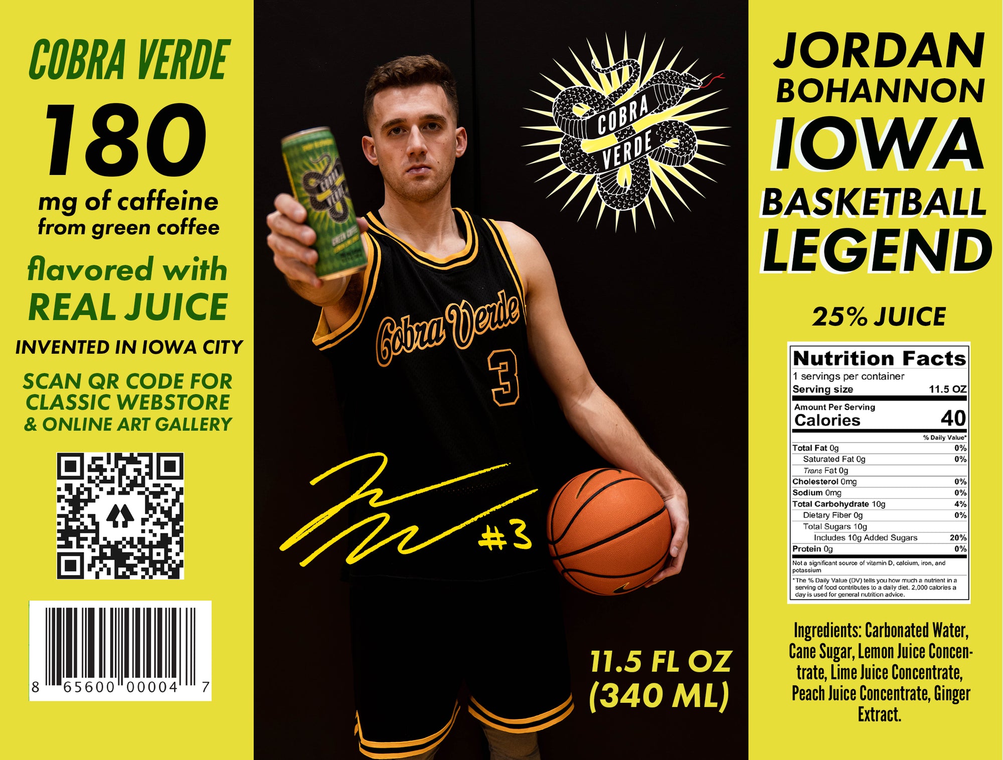 Jordan Bohannaon Collectible Can