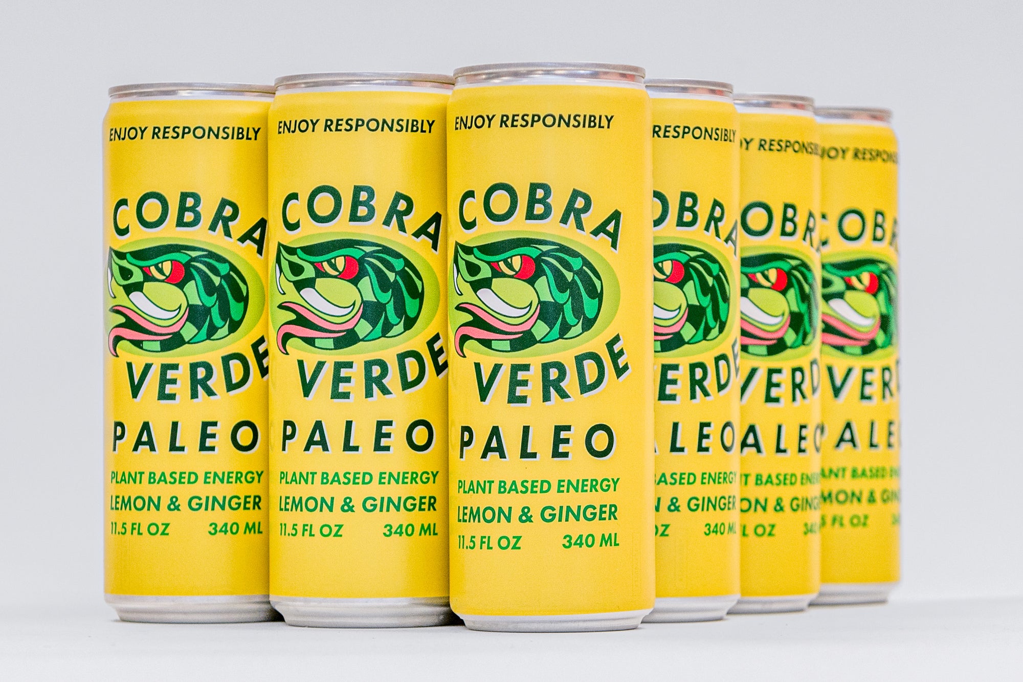 Cobra Verde Paleo Lemon Ginger (12-Pack)