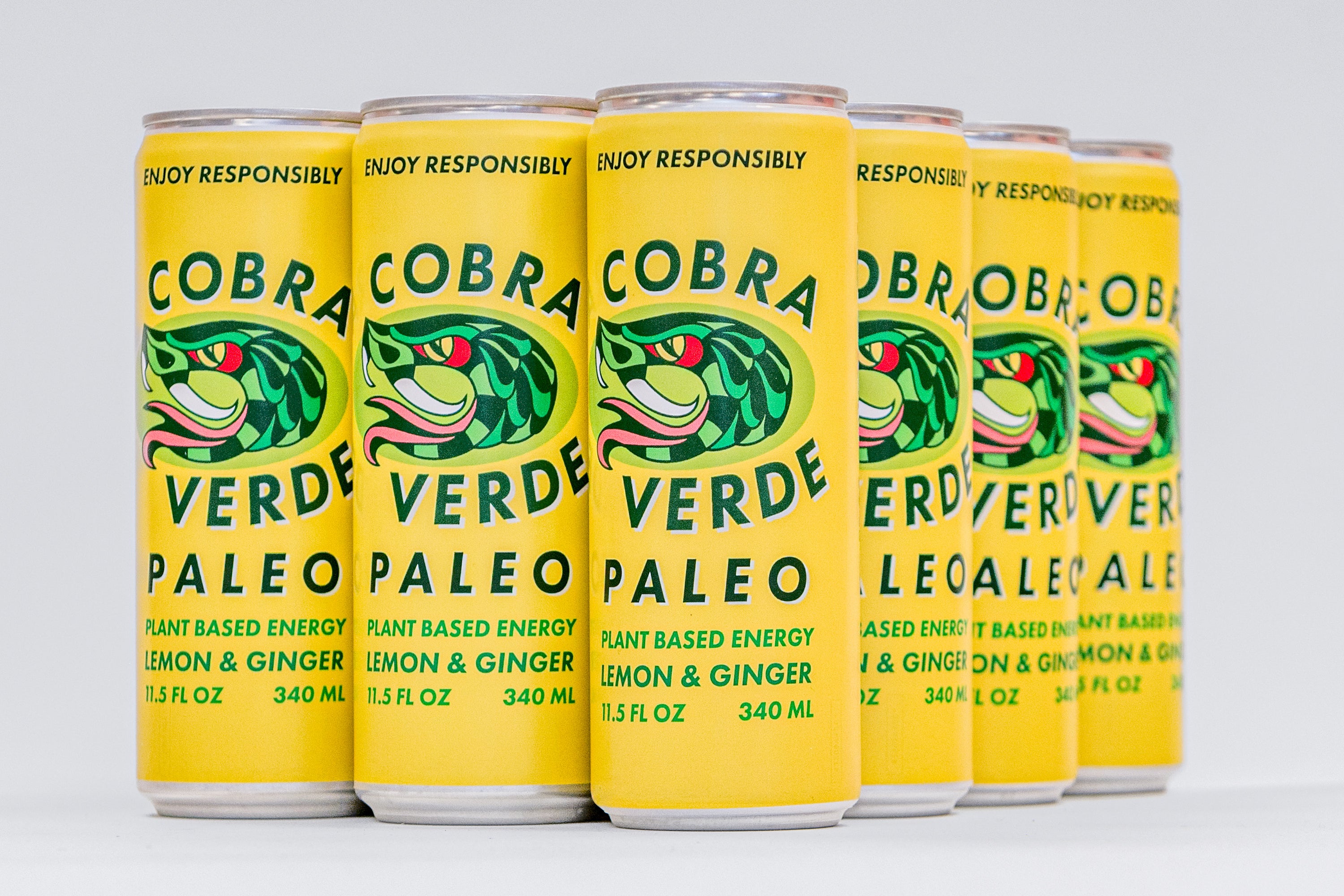 Cobra Verde Paleo Lemon Ginger (12-Pack)