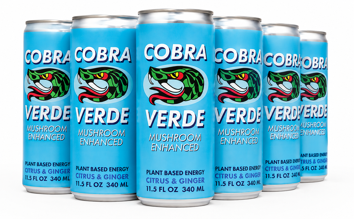 Mushroom Enhanced Cobra Verde 12 pack